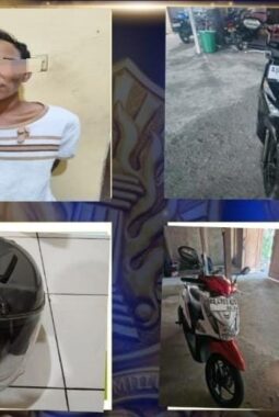 Pelaku Curanmor Dibekuk Kurang dari 24 Jam, Sinergi Polsek Masaran dan Resmob Polres Sragen Berhasil Selamatkan Motor Korban