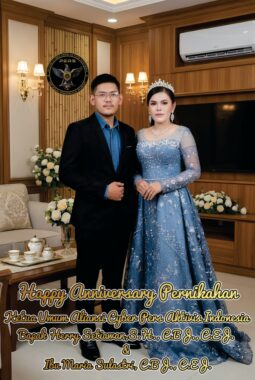 Selamat Happy Wedding Anniversary Buat Ketua Umum Aliansi Cyber Pers Aktivis Indonesia Herry Setiawan, S.H., C.B.J., C.E.J. & Maria Sulastri, C.B.J., C.E.J. Sebuah Perjalanan Cinta Yang Penuh Syukur 