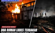 Dua Rumah di Weleri Ludes Terbakar Diduga Akibat Korsleting Listrik, PMI Kendal Lakukan Penanganan