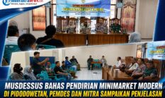 Musdessus Bahas Pendirian Minimarket Modern di Pidodowetan, Pemdes dan Mitra Sampaikan Penjelasan