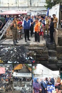 Wali Kota Lubuk Linggau Tinjau Lokasi Kebakaran di Kelurahan Jawa Kanan SS