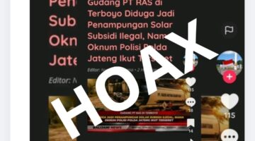 Klarifikasi atas Beredarnya Pemberitaan Dugaan Penampungan Solar Subsidi Ilegal di Gudang PT RAS Terboyo