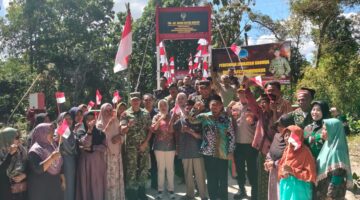 Danrem 072/Pamungkas Hadiri Peresmian Jembatan Merah Putih Garuda di Bantul