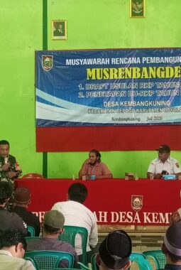 Babinsa Koramil Cepogo Kawal Musrenbangdes Kembang Kuning, Pastikan Aspirasi Warga Jadi Prioritas Pembangunan 2027