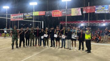 Polisi Amankan Final Pordus Bola Voli Ngabeyan, Ribuan Suporter Nikmati Laga Kondusif hingga Dini Hari