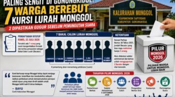 PECAH REKOR !! 7 WARGA BEREBUT KURSI LURAH MONGGOL, TERBANYAK SE-GUNUNGKIDUL DI PILUR 2026