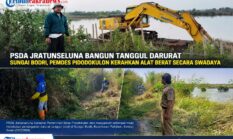 PSDA Jratunseluna Bangun Tanggul Darurat Sungai Bodri, Pemdes Pidodokulon Kerahkan Alat Berat Secara Swadaya