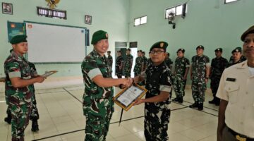 Dandim 0730/Gunungkidul Pimpin Upacara Pindah Satuan dan Purna Tugas Personel.
