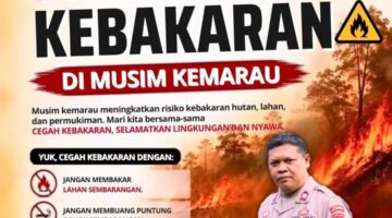 Musim Kemarau Tiba, Polsek Mekarmukti Polres Garut Imbau Warga Waspada Kebakaran