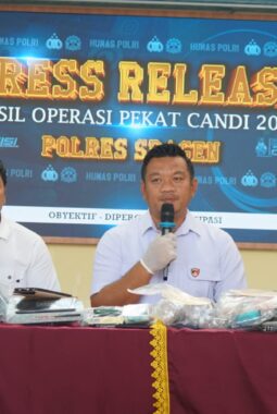 Satresnarkoba Polres Sragen Sikat Jaringan Narkoba, Rantai Peredaran Sabu Terungkap hingga Pemasok