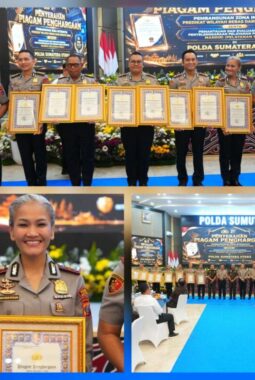 Kapolres Pematangsiantar Terima Piagam Penghargaan Pelayanan Prima Kategori A dari Kapolri, Diserahkan Kapolda Sumut
