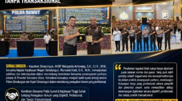 Kapolres Simalungun Bersama Kajari Kompak dan Solid Dukung Komitmen Penanganan Perkara Pidana Tanpa Transaksional