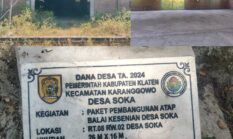 Diduga Telan Dana Desa Rp256 Juta, Pembangunan Gedung Kesenian Desa Soka Mangkrak, APH Diminta Turun Tangan