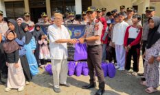 Siswa SIP Angkatan 56 TA 2026 Resimen Parakrama Pradhana Pengiriman Polda Jawa Tengah Gelar Bakti Sosial di Panti Asuhan Muslimin Sukabumi