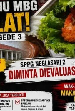 BGN Harus Bertindak Tegas! Dugaan Menu MBG Berulat di Pakenjeng Garut Tak Boleh Dianggap Sepele