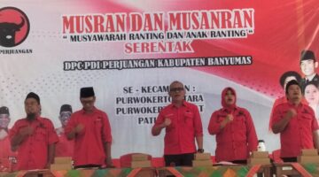 DPC PDI Perjuangan Banyumas Gelar Musran dan Musanran Secara Serentak di Seluruh Daerah Pemilihan