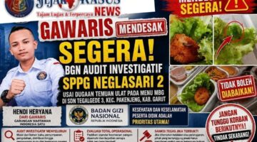GAWARIS Desak BGN Audit Investigatif SPPG Neglasari 2 Usai Dugaan Temuan Ulat pada Menu MBG di SDN Tegalgede 3