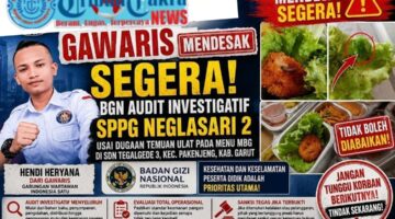 GAWARIS Desak BGN Audit Investigatif SPPG Neglasari 2 Usai Dugaan Temuan Ulat pada Menu MBG di SDN Tegalgede 3