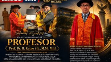 ASEAN University International Anugerahkan Gelar Profesor kepada Ketua Umum Senkom Mitra Polri