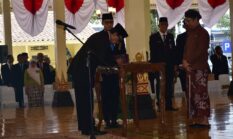 Danrem 072/Pamungkas Hadiri Pelantikan Pejabat Strategis Pemda DIY