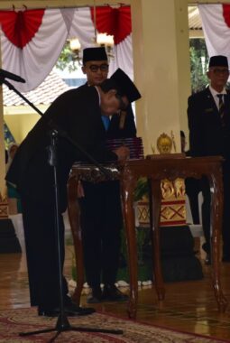 Danrem 072/Pamungkas Hadiri Pelantikan Pejabat Strategis Pemda DIY