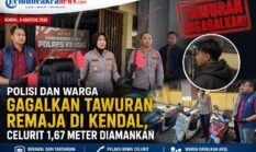 Polisi Gagalkan Rencana Tawuran Remaja di Kendal, Celurit 1,67 Meter Diamankan