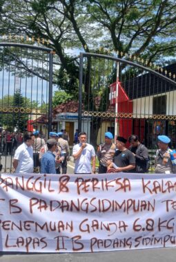 Skandal 6,8 Kg Ganja di Lapas Padangsidimpuan: GMPET-SU Desak Pencopotan Kalapas dan Usut Tuntas Pembiaran!