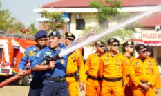 Cegah Karhutla, Polres Sragen Gelar Simulasi Terpadu Libatkan TNI, Damkar dan BPBD, Siagakan 5 Unit Kendaraan Pemadam