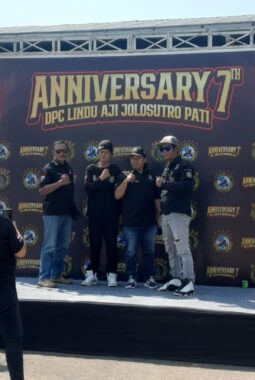 Ribuan Anggota Padati Anniversary ke-7 Lindu Aji Jolosutro DPC Pati, Kapolres Hingga Bupati Hadir