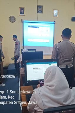 Sosialisasi Paham Artificial Intelligence (AI) Jangkau 2 Sekolah Hari Ini di Tangen dan Sumberlawang