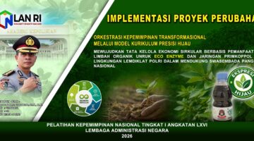 Kombes Pol Slamet Loesiono Ubah Limbah Menjadi Produk Bernilai melalui Proyek “EKSPRESI HIJAU”
