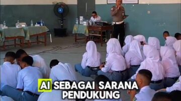 Tim Trainer Polres Sragen Masuki Sekolah, Bekali Siswa SMKN 1 Plupuh Jurus Cerdas Menggunakan AI