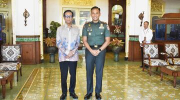 Danrem 072/Pamungkas Silaturahmi dengan Gubernur DIY, Bahas Persiapan Merah Putih Malioboro