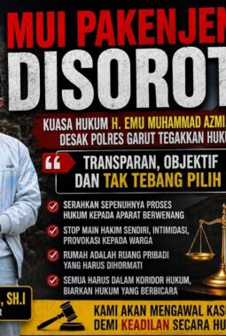 MUI Pakenjeng Disorot! H. Emu Desak Polres Garut: Tegakkan Hukum Transparan, Objektif, Jangan Tebang Pilih!