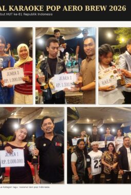 HUT ke-81 RI Makin Meriah! Festival Karaoke Aero Brew Lahirkan Para Juara, Hadiah Puluhan Juta dan Giveaway Banjir