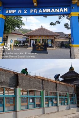 Ada Proyek Siluman di SMPN 2 Prambanan Dengan Anggaran Hampir Satu Miliar