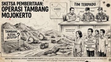 Operasi Gabungan Penertiban Tambang Ilegal di Mojokerto Diduga Hanya Formalitas, Publik Desak Turun Tangan Pemerintah Pusat