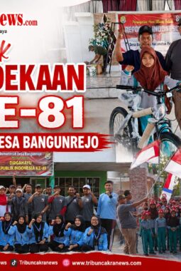 Semarak Kemerdekaan RI ke-81, Jalan Sehat Desa Bangunrejo Diikuti Sekitar 800 Warga