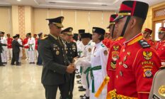 Danrem 072/Pamungkas Hadiri Pengukuhan Paskibraka DIY Tahun 2026