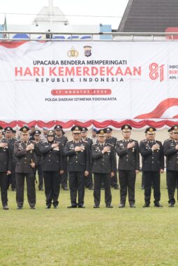 Semarak HUT Ke-81 Kemerdekaan RI, Polda DIY Teguhkan Semangat Indonesia Berdaulat, Adil dan Makmur