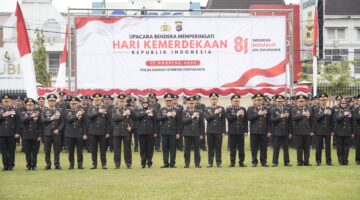Semarak HUT Ke-81 Kemerdekaan RI, Polda DIY Teguhkan Semangat Indonesia Berdaulat, Adil dan Makmur