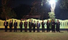 Peringatan HUT RI Ke-81, Kapolres Sragen Hadir dalam Apel Renungan Suci Bersama Forkopimda di TMP Hastana Manggala