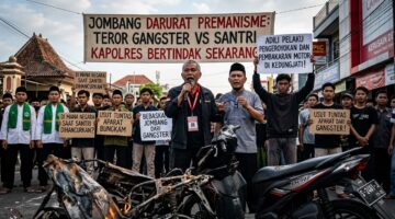 JOMBANG DARURAT PREMANISME: Teror Gangster Jalanan vs Santri, Pemred Edi Uban & Gus Yusron Desak Kapolres Bertindak!