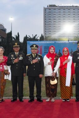 Kasdam IV/Diponegoro Hadiri Resepsi Kenegaraan HUT ke-81 Kemerdekaan RI Tingkat Jateng