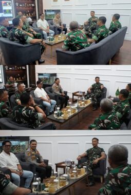 Perkuat Sinergitas TNI-Polri, Danrem 072/Pamungkas Terima Audiensi Kapolresta Yogyakarta
