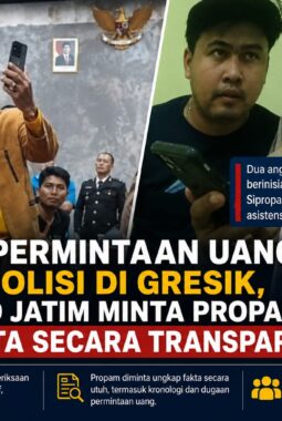Dugaan Permintaan Uang oleh Oknum Polisi di Gresik, Ketua FWJI DPD Jatim Minta Propam Buka Fakta