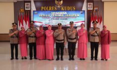 Polres Kudus Gelar Sertijab Dua Kapolsek, Kapolres Tekankan Integritas dan Penguatan Kamtibmas