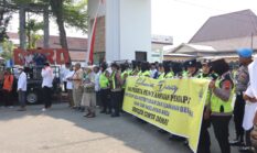 Kapolres Sragen Pimpin Langsung Pengamanan Aksi GENAP, 142 Personel Dikerahkan, Tim Negosiator Disiagakan