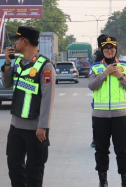 Pengamanan Cipta Kondisi Polres Sragen Berlangsung Aman, Aktivitas Masyarakat di Sambirejo Tetap Lancar
