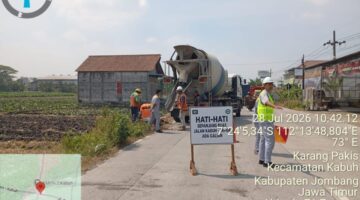 PJU Kabuh–Tapen Dikebut, 160 Titik Lampu Disiapkan untuk Terangi Jalur Menuju Kawasan Industri